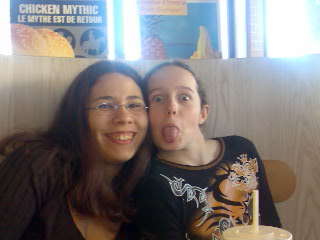 Amandine et me